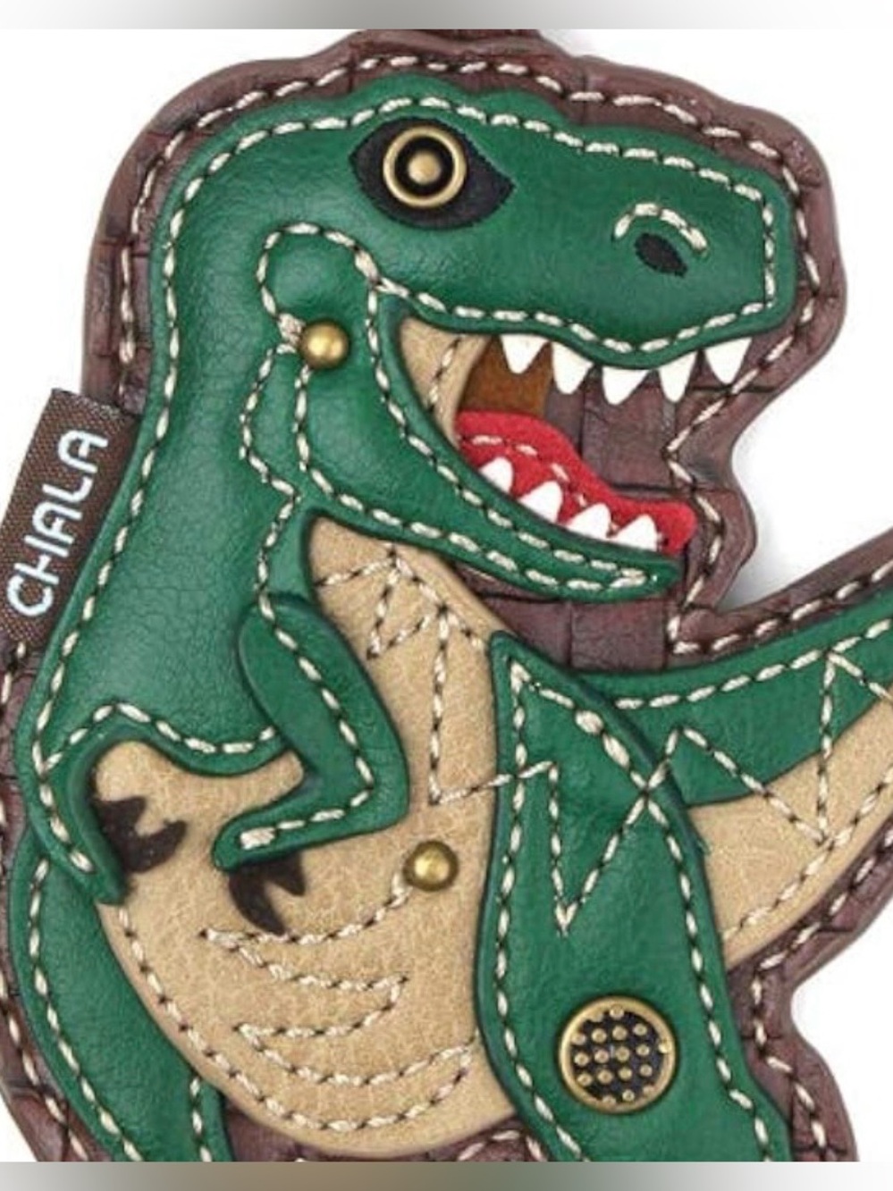Chala T-Rex bag charm coin purse key fob keychain NWT - Picture 4 of 8